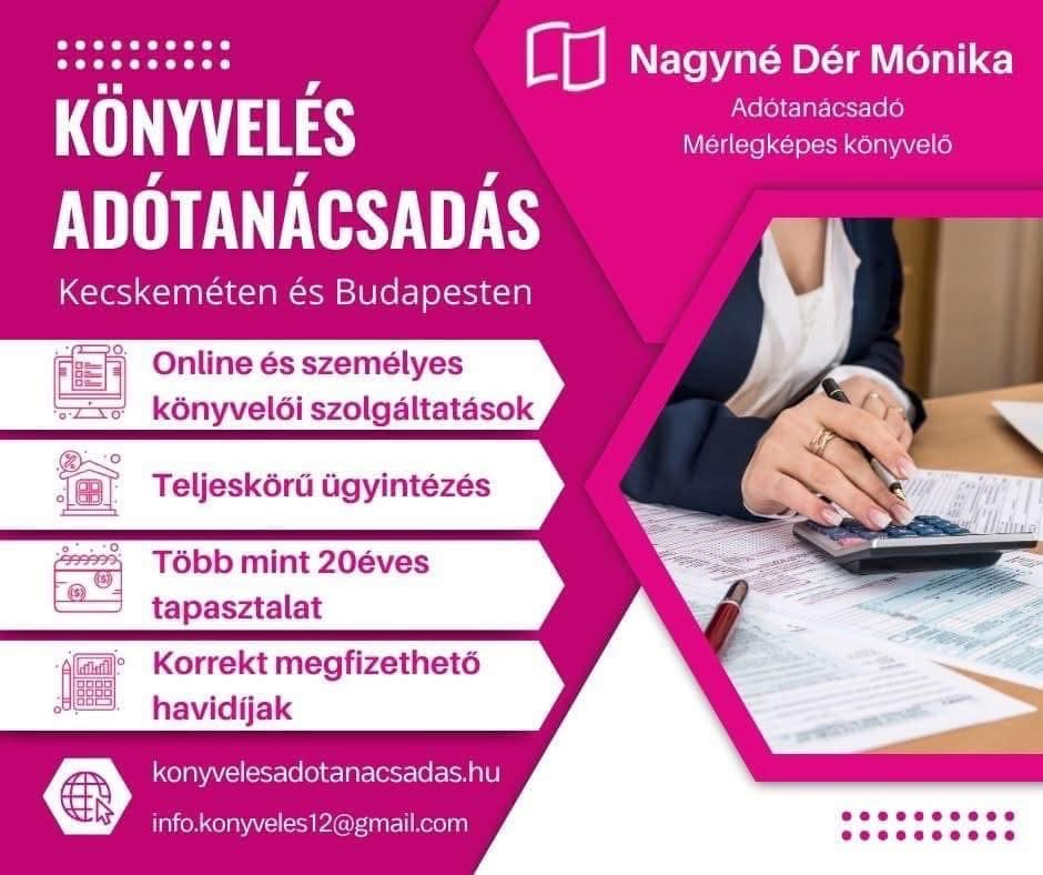 Könyvelés - Nagyné Mónika
